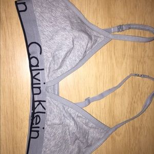 Calvin Klein bralette size medium grey